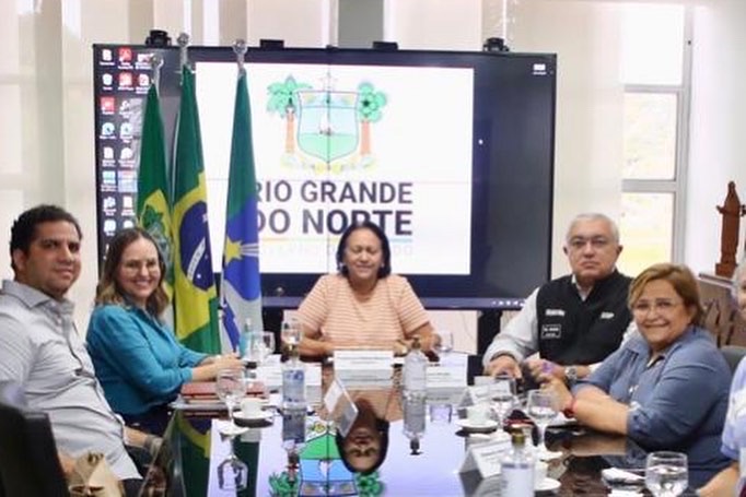 Prefeita Iraneide Rebouças se reúne com governadora Fátima Bezerra e trata sobre segurança pública e saneamento básico de Areia Branca